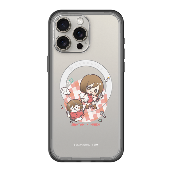 スリムプロテクションプレミアムケース with MagSafe［ しろたん×初音ミク - しろたん×MEIKO ］