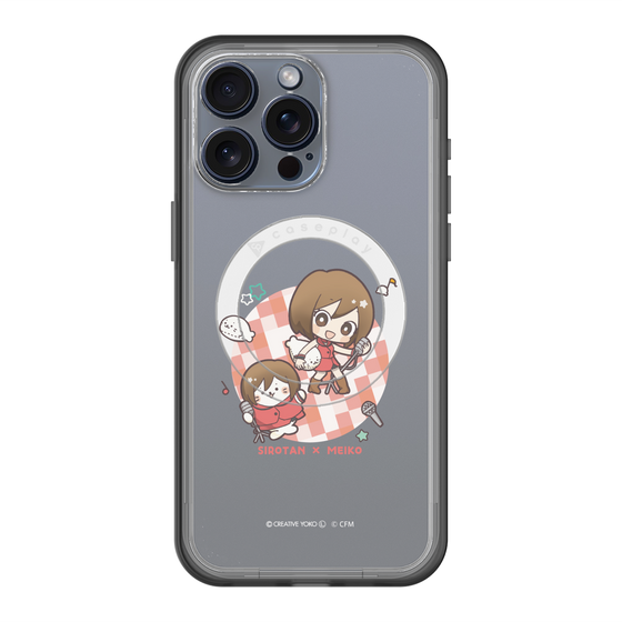 スリムプロテクションプレミアムケース with MagSafe［ しろたん×初音ミク - しろたん×MEIKO ］