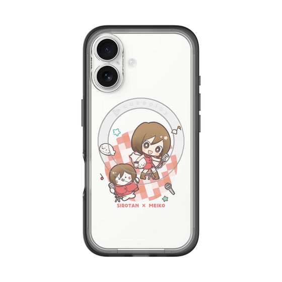 スリムプロテクションプレミアムケース with MagSafe［ しろたん×初音ミク - しろたん×MEIKO ］