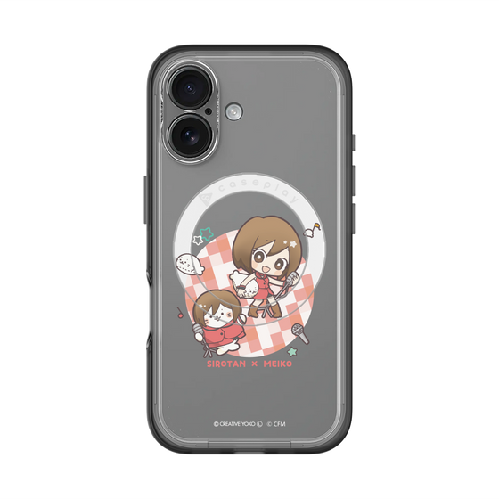 スリムプロテクションプレミアムケース with MagSafe［ しろたん×初音ミク - しろたん×MEIKO ］