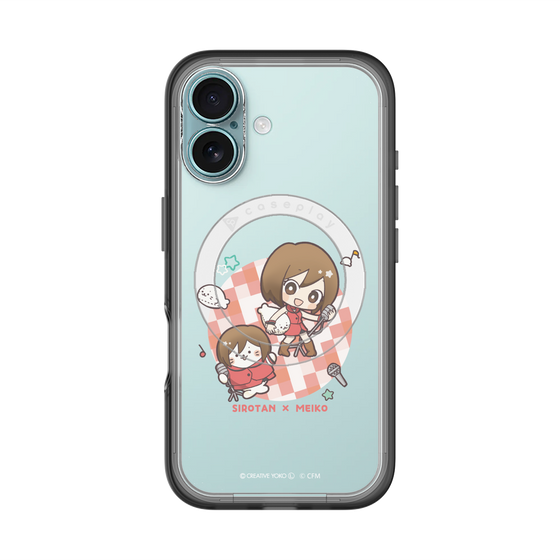 スリムプロテクションプレミアムケース with MagSafe［ しろたん×初音ミク - しろたん×MEIKO ］