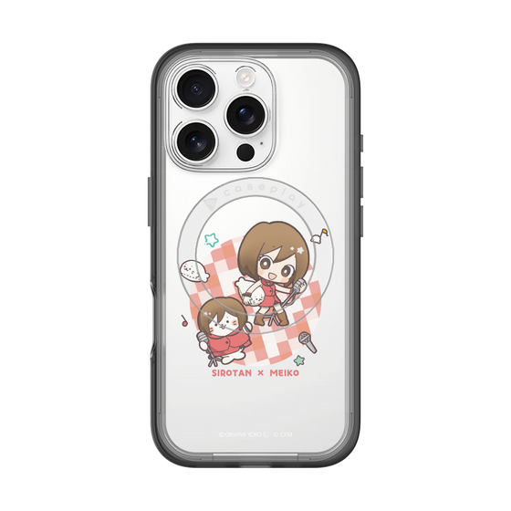 スリムプロテクションプレミアムケース with MagSafe［ しろたん×初音ミク - しろたん×MEIKO ］