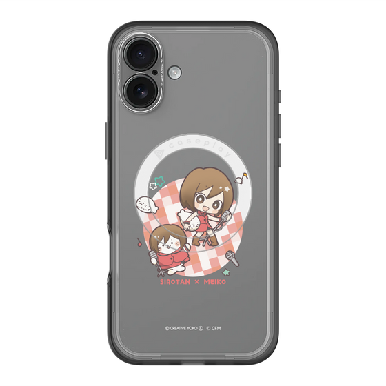 スリムプロテクションプレミアムケース with MagSafe［ しろたん×初音ミク - しろたん×MEIKO ］