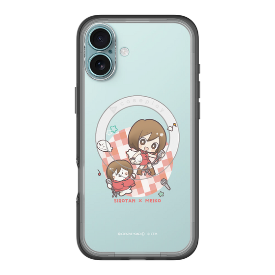 スリムプロテクションプレミアムケース with MagSafe［ しろたん×初音ミク - しろたん×MEIKO ］