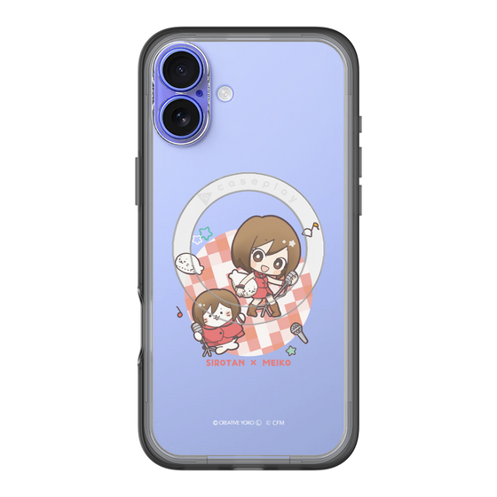 スリムプロテクションプレミアムケース with MagSafe［ しろたん×初音ミク - しろたん×MEIKO ］