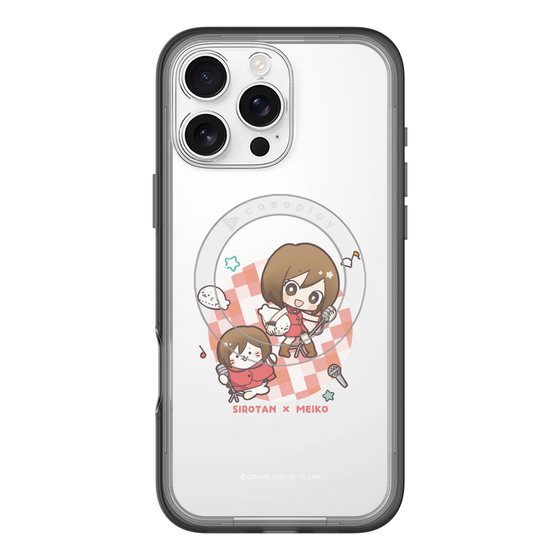 スリムプロテクションプレミアムケース with MagSafe［ しろたん×初音ミク - しろたん×MEIKO ］
