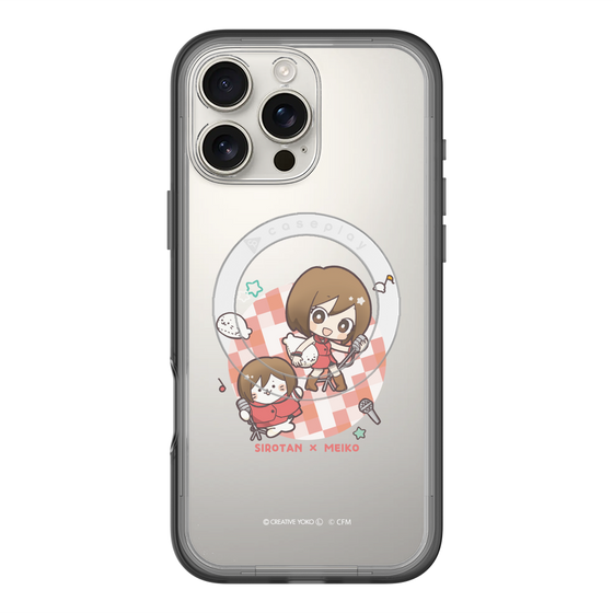 スリムプロテクションプレミアムケース with MagSafe［ しろたん×初音ミク - しろたん×MEIKO ］