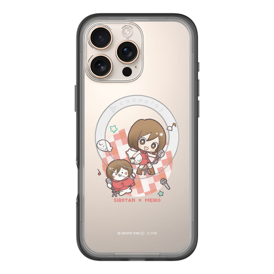 スリムプロテクションプレミアムケース with MagSafe［ しろたん×初音ミク - しろたん×MEIKO ］