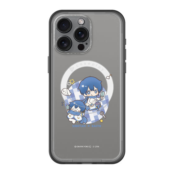 スリムプロテクションプレミアムケース with MagSafe［ しろたん×初音ミク - しろたん×KAITO ］
