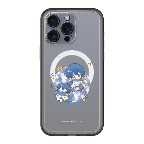 スリムプロテクションプレミアムケース with MagSafe［ しろたん×初音ミク - しろたん×KAITO ］