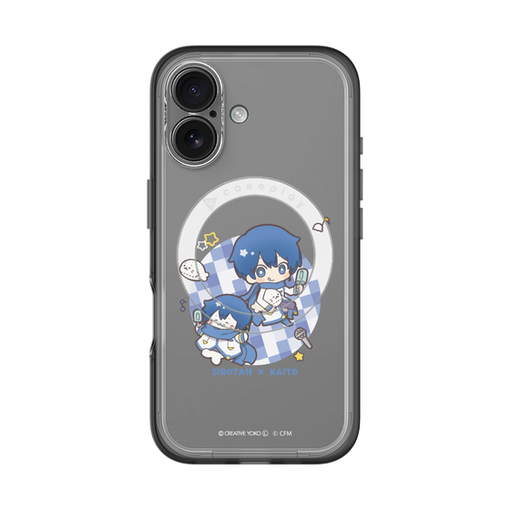 スリムプロテクションプレミアムケース with MagSafe［ しろたん×初音ミク - しろたん×KAITO ］