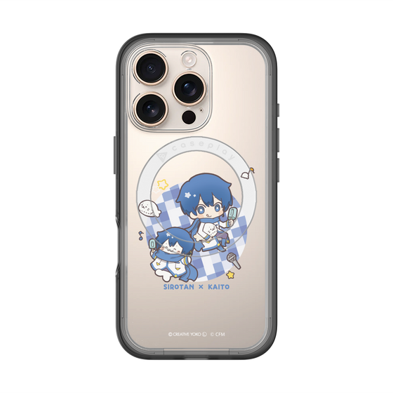スリムプロテクションプレミアムケース with MagSafe［ しろたん×初音ミク - しろたん×KAITO ］