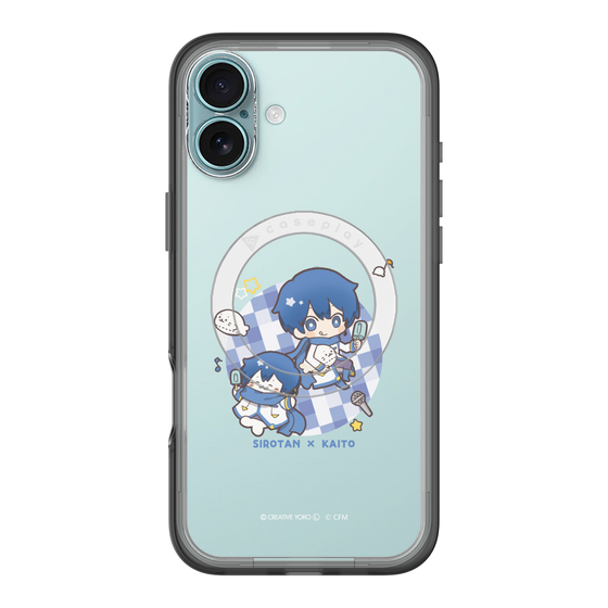 スリムプロテクションプレミアムケース with MagSafe［ しろたん×初音ミク - しろたん×KAITO ］