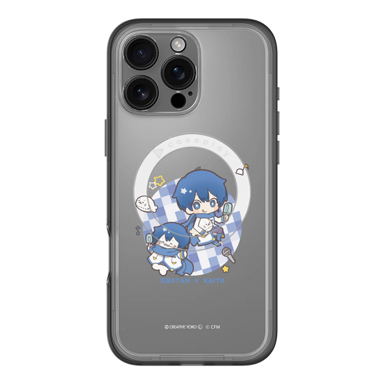 スリムプロテクションプレミアムケース with MagSafe［ しろたん×初音ミク - しろたん×KAITO ］
