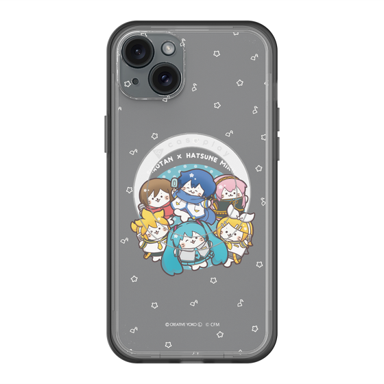 スリムプロテクションプレミアムケース with MagSafe［ しろたん×初音ミク - 全員集合 - しろたん変身 ］