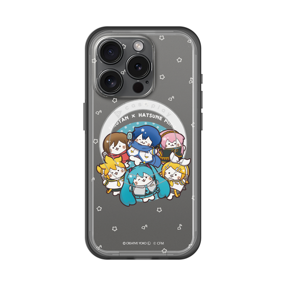 スリムプロテクションプレミアムケース with MagSafe［ しろたん×初音ミク - 全員集合 - しろたん変身 ］