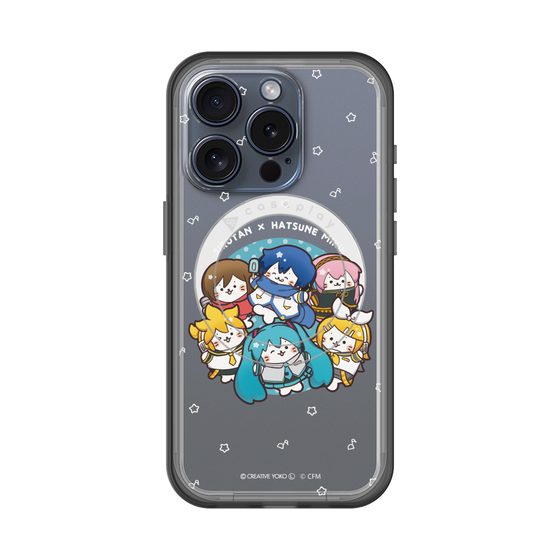 スリムプロテクションプレミアムケース with MagSafe［ しろたん×初音ミク - 全員集合 - しろたん変身 ］