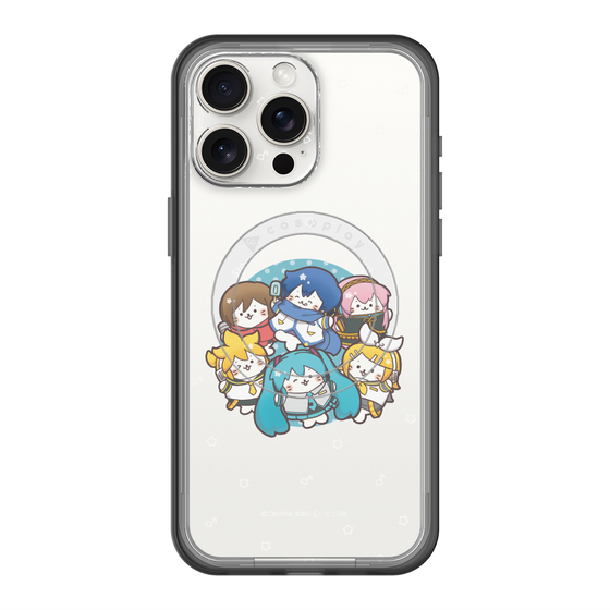 スリムプロテクションプレミアムケース with MagSafe［ しろたん×初音ミク - 全員集合 - しろたん変身 ］