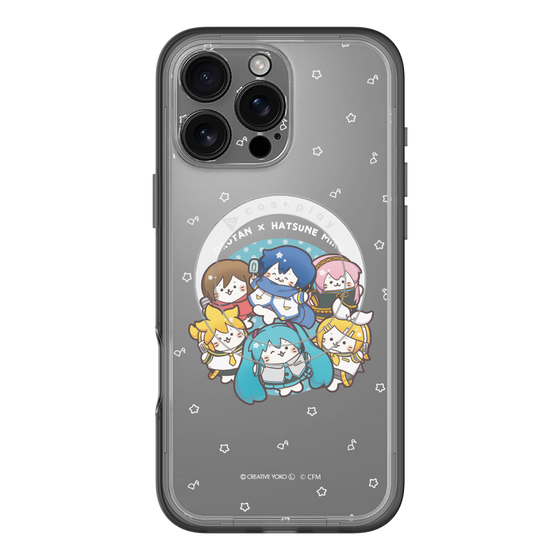 スリムプロテクションプレミアムケース with MagSafe［ しろたん×初音ミク - 全員集合 - しろたん変身 ］
