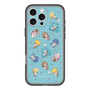 スリムプロテクションプレミアムケース with MagSafe［ しろたん×初音ミク - 総柄 - カラー ］