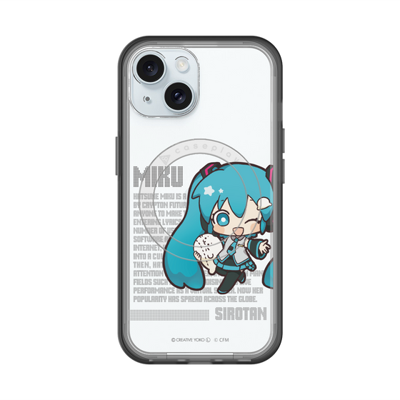 スリムプロテクションプレミアムケース with MagSafe［ しろたん×初音ミク - 初音ミク - デジタルコード ］