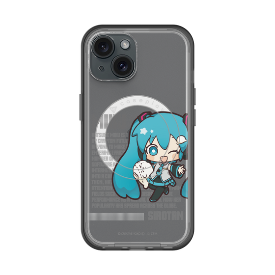 スリムプロテクションプレミアムケース with MagSafe［ しろたん×初音ミク - 初音ミク - デジタルコード ］