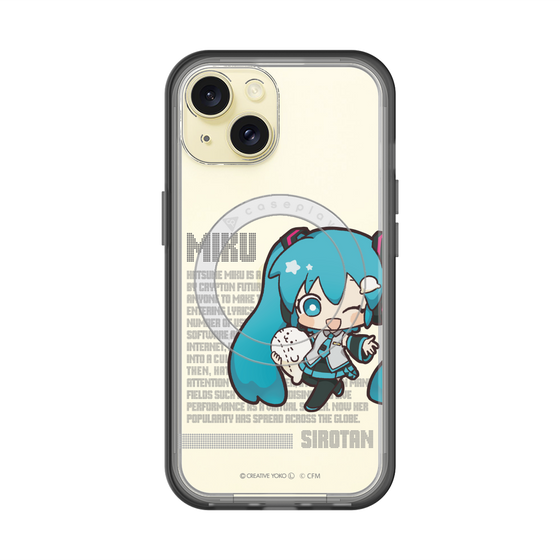 スリムプロテクションプレミアムケース with MagSafe［ しろたん×初音ミク - 初音ミク - デジタルコード ］