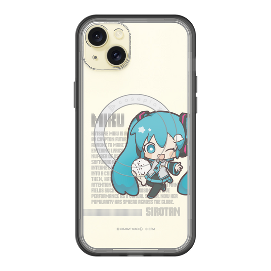 スリムプロテクションプレミアムケース with MagSafe［ しろたん×初音ミク - 初音ミク - デジタルコード ］