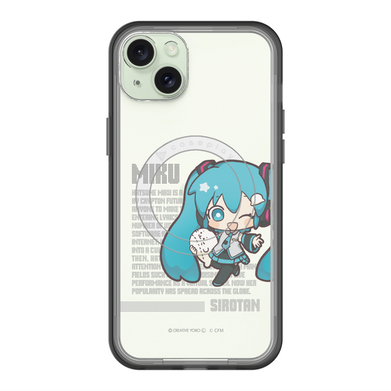 スリムプロテクションプレミアムケース with MagSafe［ しろたん×初音ミク - 初音ミク - デジタルコード ］