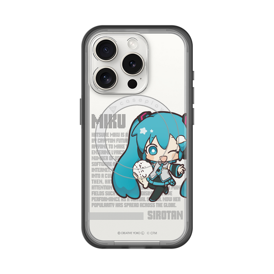 スリムプロテクションプレミアムケース with MagSafe［ しろたん×初音ミク - 初音ミク - デジタルコード ］