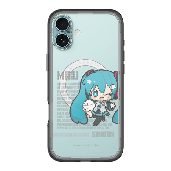 スリムプロテクションプレミアムケース with MagSafe［ しろたん×初音ミク - 初音ミク - デジタルコード ］