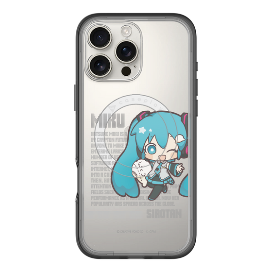スリムプロテクションプレミアムケース with MagSafe［ しろたん×初音ミク - 初音ミク - デジタルコード ］