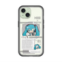スリムプロテクションプレミアムケース with MagSafe［ しろたん×初音ミク - 初音ミク - インフォグラフィック ］
