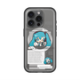 スリムプロテクションプレミアムケース with MagSafe［ しろたん×初音ミク - 初音ミク - インフォグラフィック ］