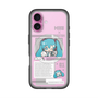 スリムプロテクションプレミアムケース with MagSafe［ しろたん×初音ミク - 初音ミク - インフォグラフィック ］