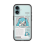 スリムプロテクションプレミアムケース with MagSafe［ しろたん×初音ミク - 初音ミク - インフォグラフィック ］