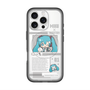 スリムプロテクションプレミアムケース with MagSafe［ しろたん×初音ミク - 初音ミク - インフォグラフィック ］