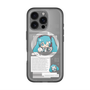 スリムプロテクションプレミアムケース with MagSafe［ しろたん×初音ミク - 初音ミク - インフォグラフィック ］