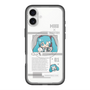 スリムプロテクションプレミアムケース with MagSafe［ しろたん×初音ミク - 初音ミク - インフォグラフィック ］