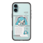 スリムプロテクションプレミアムケース with MagSafe［ しろたん×初音ミク - 初音ミク - インフォグラフィック ］