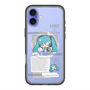 スリムプロテクションプレミアムケース with MagSafe［ しろたん×初音ミク - 初音ミク - インフォグラフィック ］