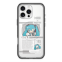 スリムプロテクションプレミアムケース with MagSafe［ しろたん×初音ミク - 初音ミク - インフォグラフィック ］