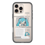 スリムプロテクションプレミアムケース with MagSafe［ しろたん×初音ミク - 初音ミク - インフォグラフィック ］