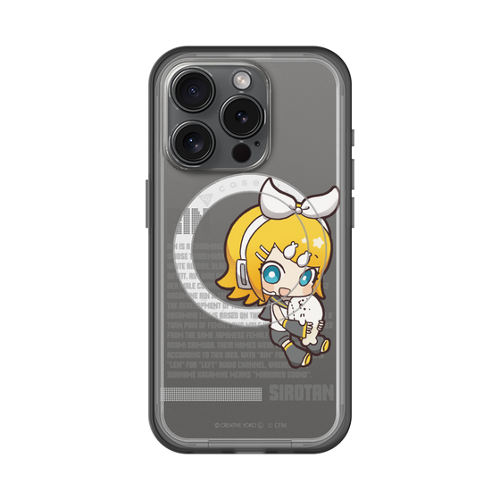 スリムプロテクションプレミアムケース with MagSafe［ しろたん×初音ミク - 鏡音リン - デジタルコード ］