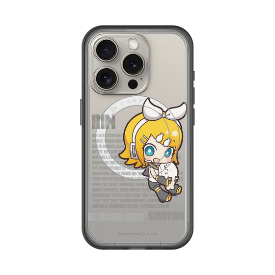 スリムプロテクションプレミアムケース with MagSafe［ しろたん×初音ミク - 鏡音リン - デジタルコード ］