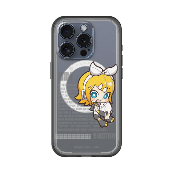 スリムプロテクションプレミアムケース with MagSafe［ しろたん×初音ミク - 鏡音リン - デジタルコード ］