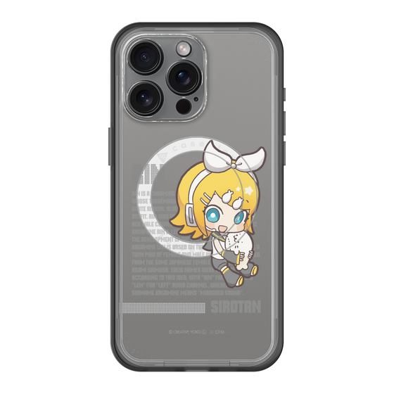 スリムプロテクションプレミアムケース with MagSafe［ しろたん×初音ミク - 鏡音リン - デジタルコード ］
