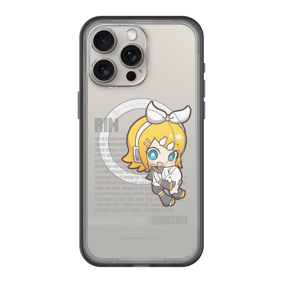 スリムプロテクションプレミアムケース with MagSafe［ しろたん×初音ミク - 鏡音リン - デジタルコード ］