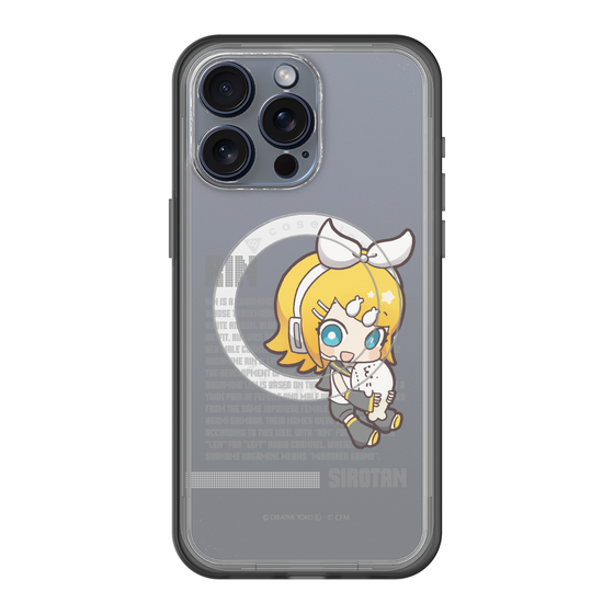 スリムプロテクションプレミアムケース with MagSafe［ しろたん×初音ミク - 鏡音リン - デジタルコード ］
