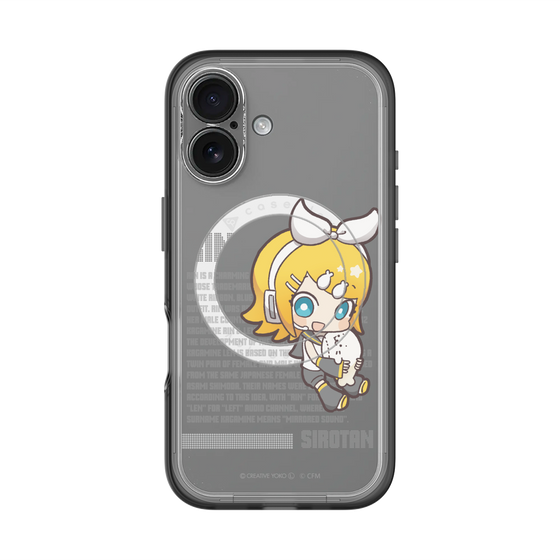 スリムプロテクションプレミアムケース with MagSafe［ しろたん×初音ミク - 鏡音リン - デジタルコード ］